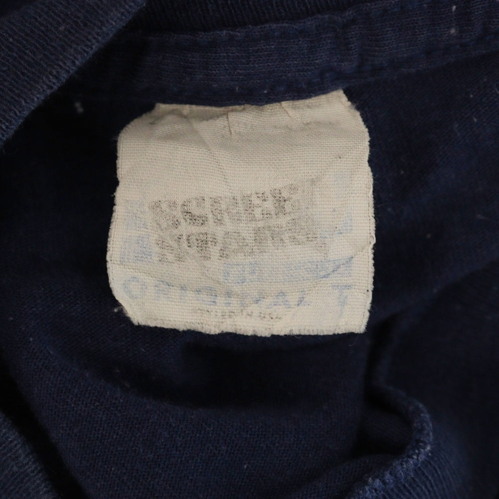 VINTAGE(ヴィンテージ) 90S OASIS SHAKERMAKER BRITPOP TOUR CONCERT TEE オアシス フロントプリント半袖Tシャツ カットソー ネイビー