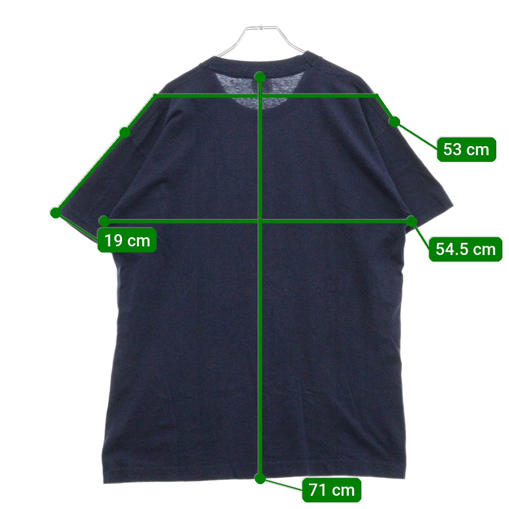 VINTAGE(ヴィンテージ) 90S OASIS SHAKERMAKER BRITPOP TOUR CONCERT TEE オアシス フロントプリント半袖Tシャツ カットソー ネイビー