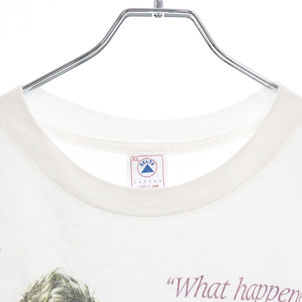 VINTAGE(ヴィンテージ) 90s JESUS What happened to your hand ジーザス フロント プリント Tシャツ 半袖カットソー ホワイト