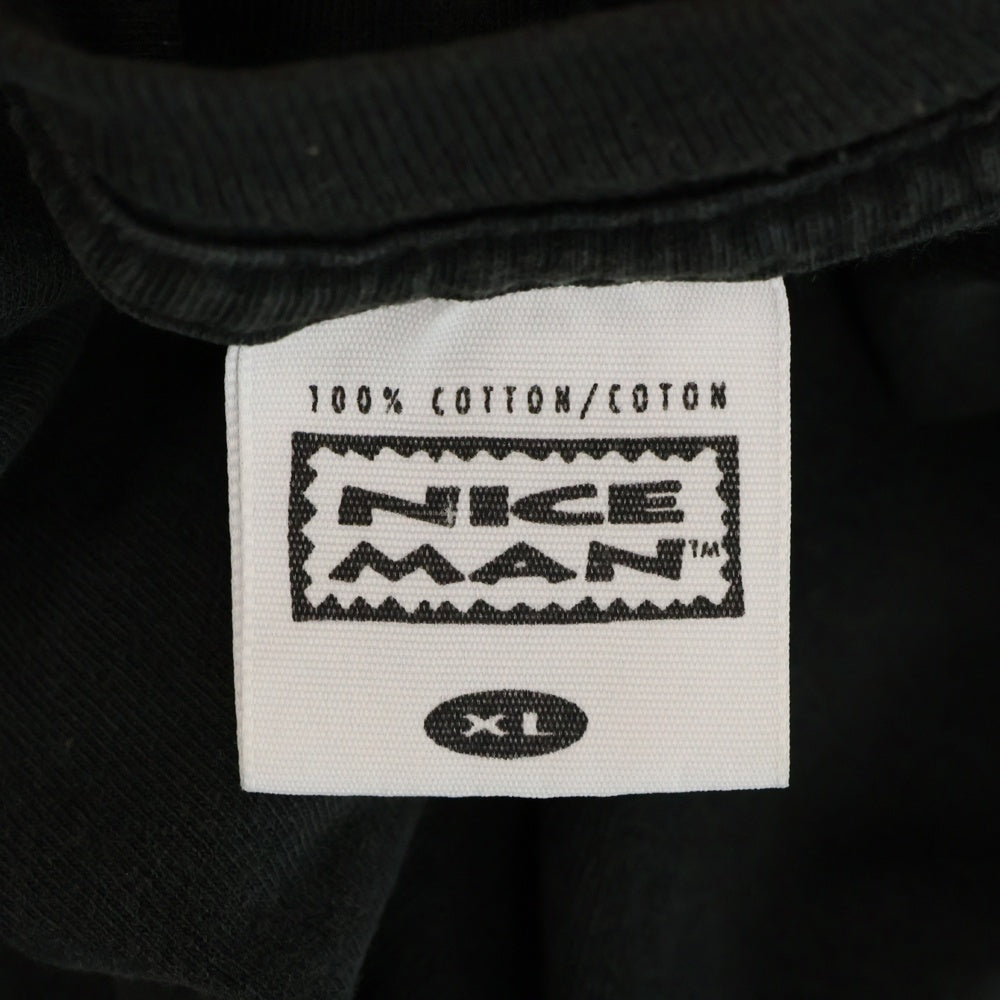 VINTAGE(ヴィンテージ) 90s PEARL JAM BOUNDLESS NICEMAN パールジャム 両面プリント Tシャツ 半袖カットソー ブラック