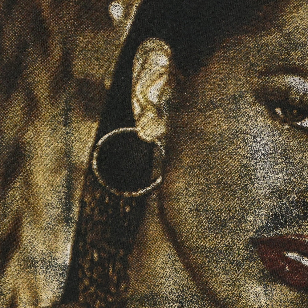 VINTAGE(ヴィンテージ) 00s Aaliyah Dana Haughton TRY AGAIN アリーヤ トライアゲイン Tシャツ 半袖カットソー ブラック