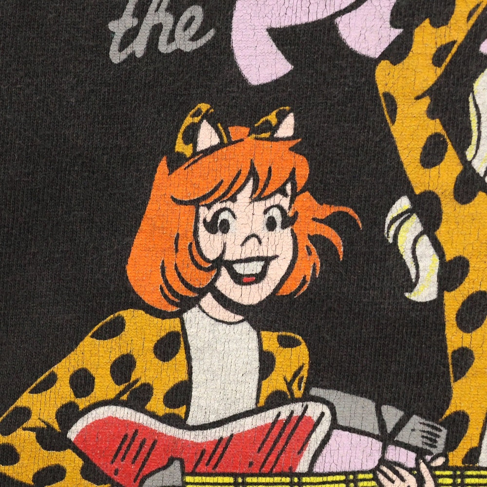 VINTAGE(ヴィンテージ) 90s JOSIE AND THE PUSSYCATS プッシーキャッツ フロントプリント Tシャツ 半袖カットソー ブラック