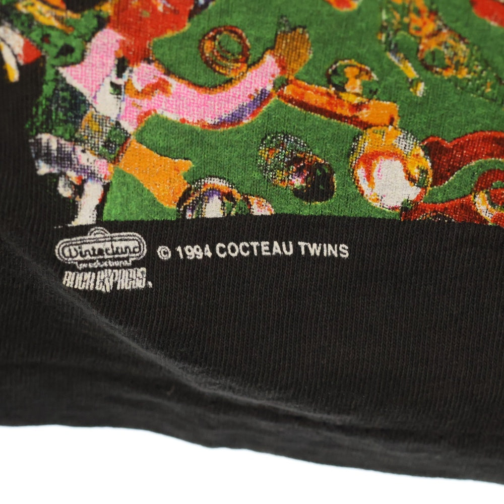 VINTAGE(ヴィンテージ) 90s Coctesu Twins コクトー・ツインズ Tシャツ 半袖カットソー ブラック