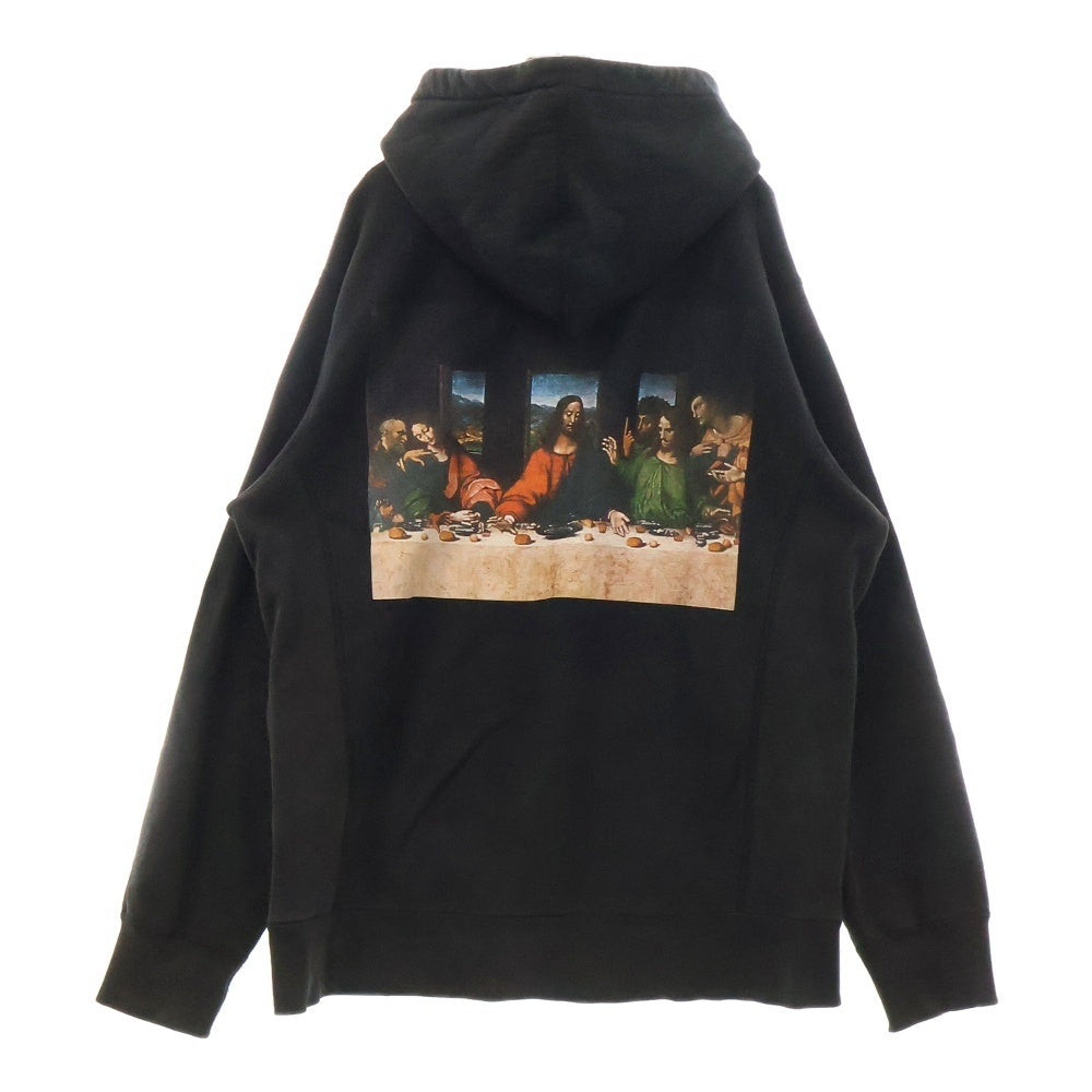 SUPREME(シュプリーム) 12AW Last Supper Pullover 最後の晩餐 プリント プルオーバーパーカー ブラック