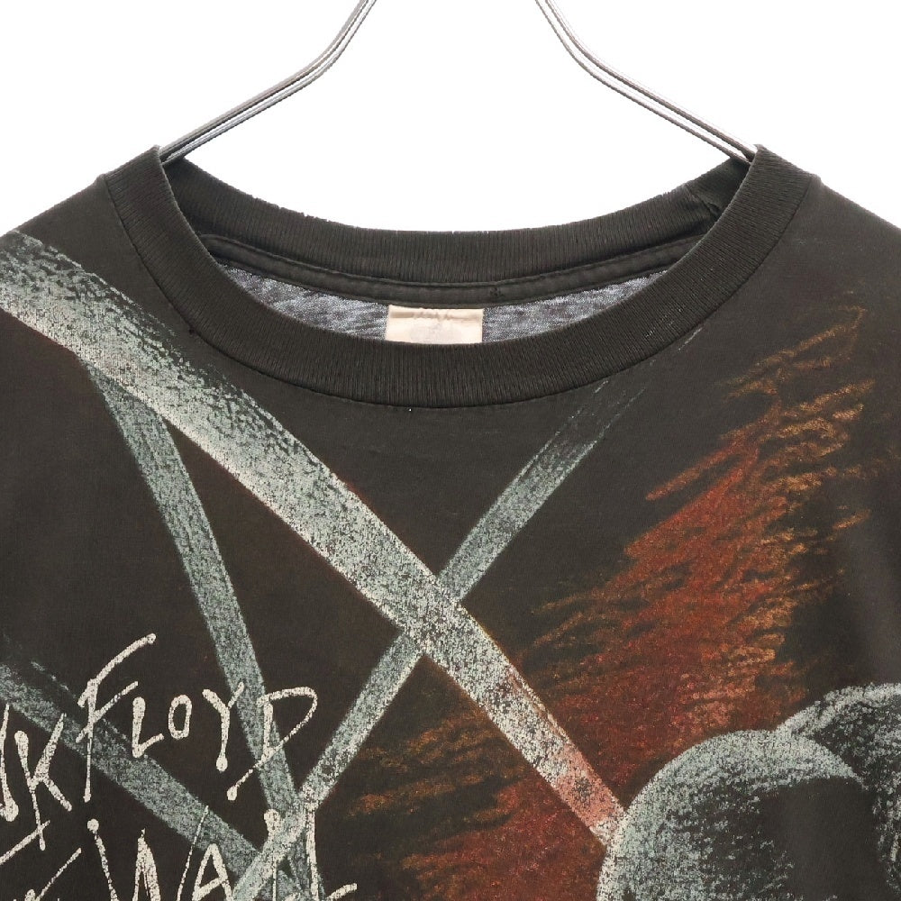 VINTAGE(ヴィンテージ) 90S PINK FLOYD full print music tee The Wall Winterland ピンクフロイド ザウォール ウィンターランドボディ プリントTシャツ 半袖カットソー ブラック