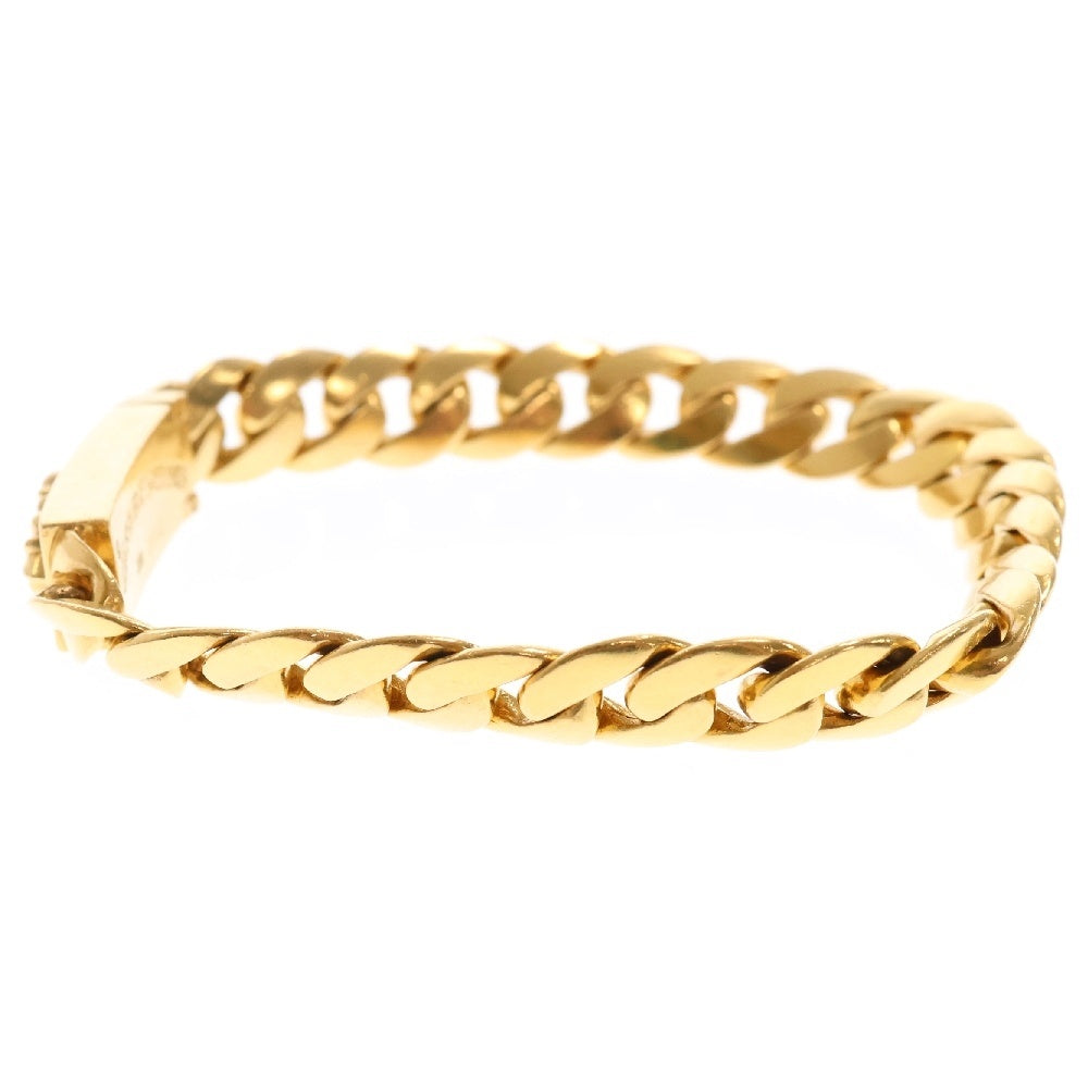 CHROME HEARTS(クロムハーツ) 22K ID BBY FLRL CRS ベイビーIDフローラルクロス ゴールドブレスレット 24LINK
