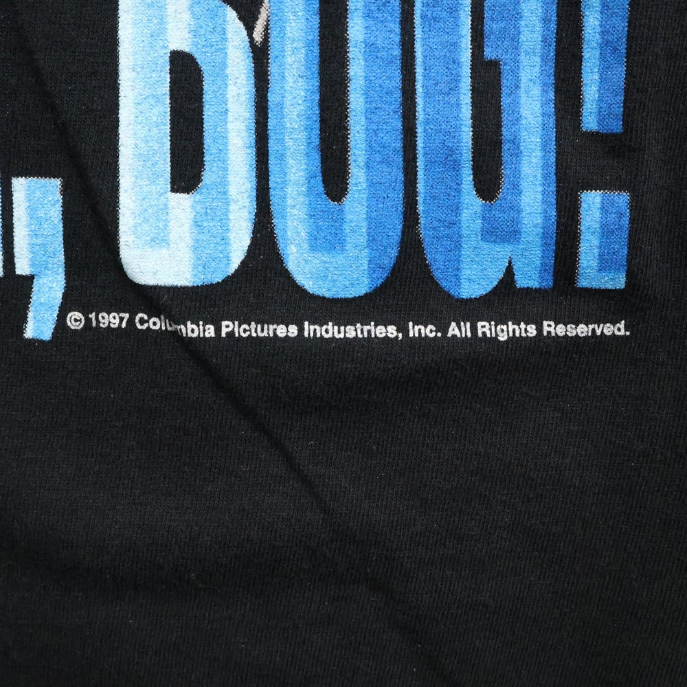 VINTAGE(ヴィンテージ) 90S Men In Black FREEZE IT BUG! メンインブラック プリント 半袖Tシャツ ブラック