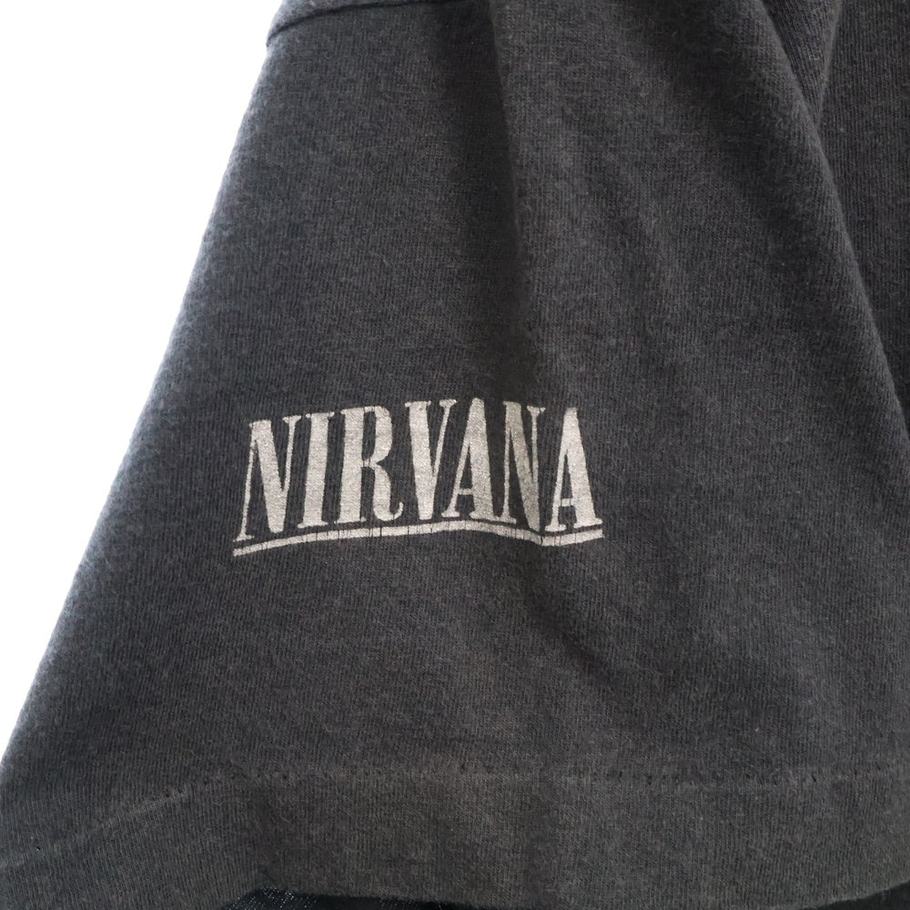 VINTAGE(ヴィンテージ) 90S NIRVANA NEVERMIND CD BOX ニルヴァーナ ネバーマインド プリント 半袖Tシャツ ブラック