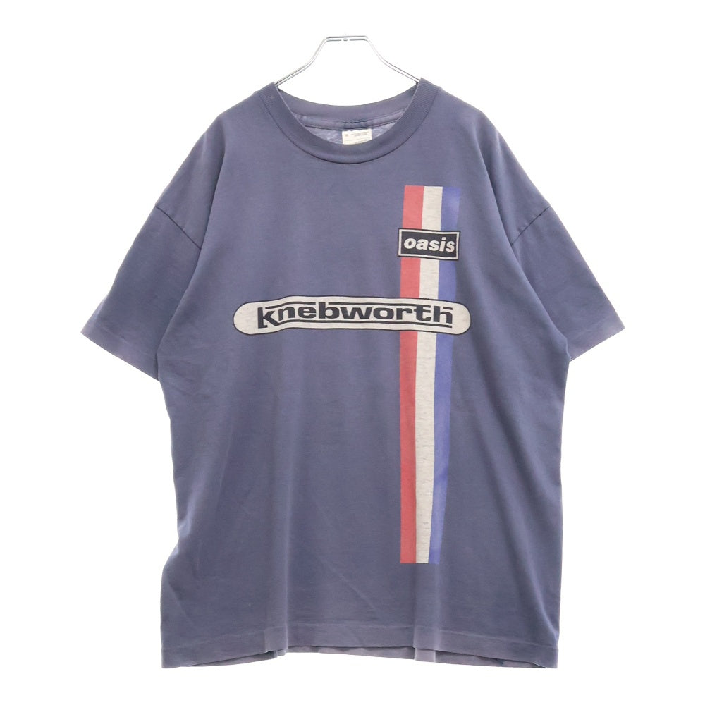 VINTAGE(ヴィンテージ) 90s OASIS KNEBWORTH FADED オアシス ネブワース フェイデッドネイビー Tシャツ 半袖カットソー ネイビー