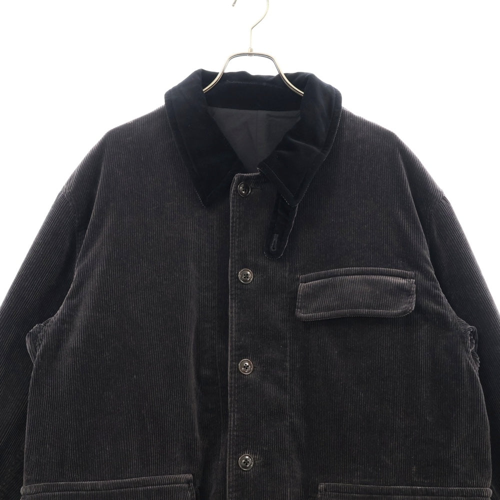 SARTO(サルト) コーデュロイカバーオールジャケット アウター ブラック