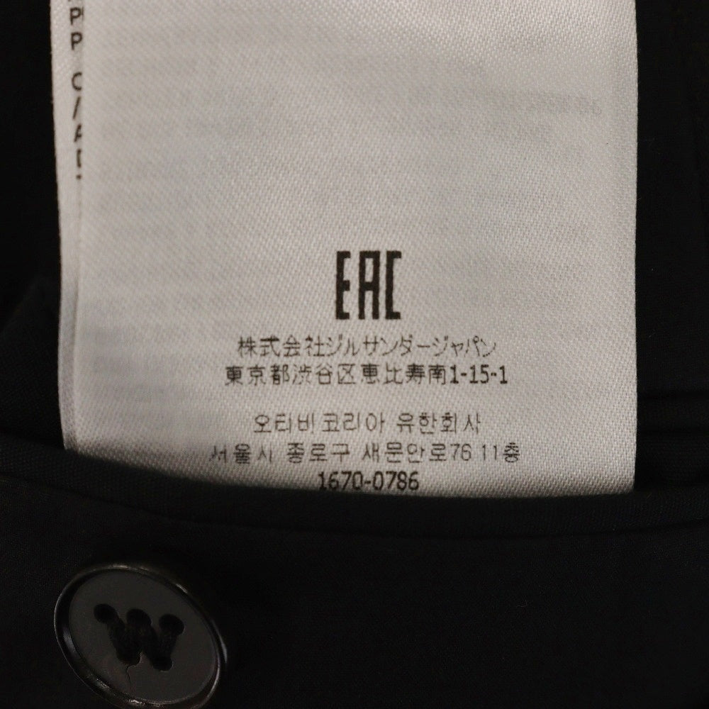 JIL SANDER(ジルサンダー) Wool And Silk Tailored Suit J23FT0003 JTN079 シルクテーラード/スラックス セットアップ ブラック
