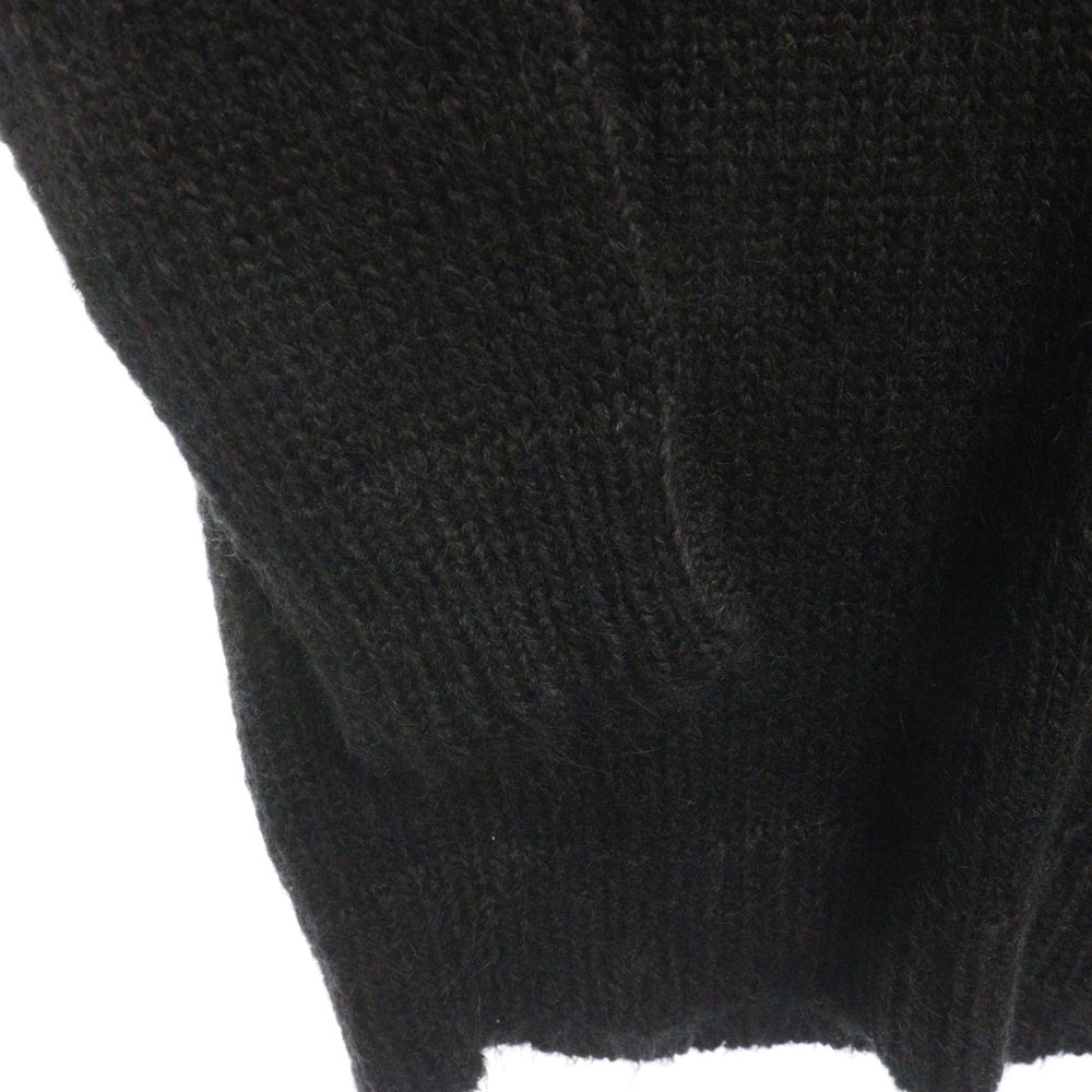 JIL SANDER(ジルサンダー) 24AW ALPACA MERINO WOOL KNITS Sweater J22GP0132 J14628 アルパカ メリノウール ニット セータースウェット ブラック