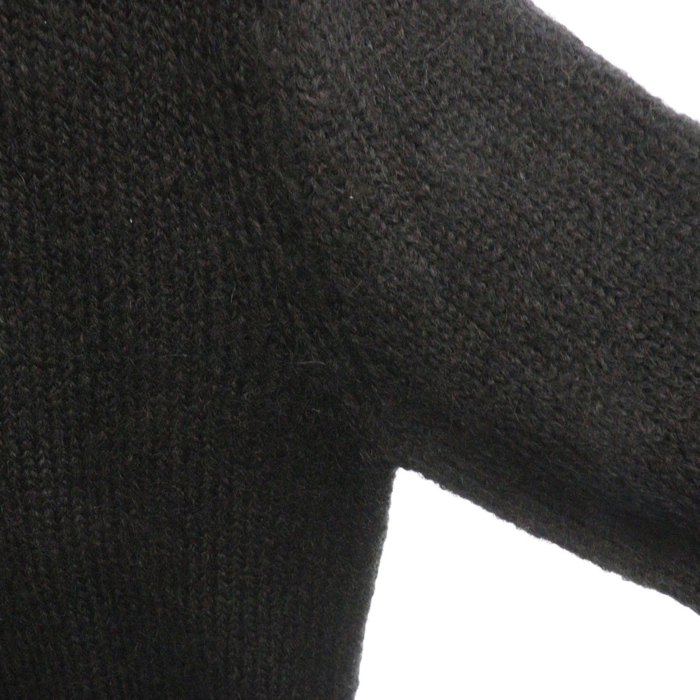 JIL SANDER(ジルサンダー) 24AW ALPACA MERINO WOOL KNITS Sweater J22GP0132 J14628 アルパカ メリノウール ニット セータースウェット ブラック