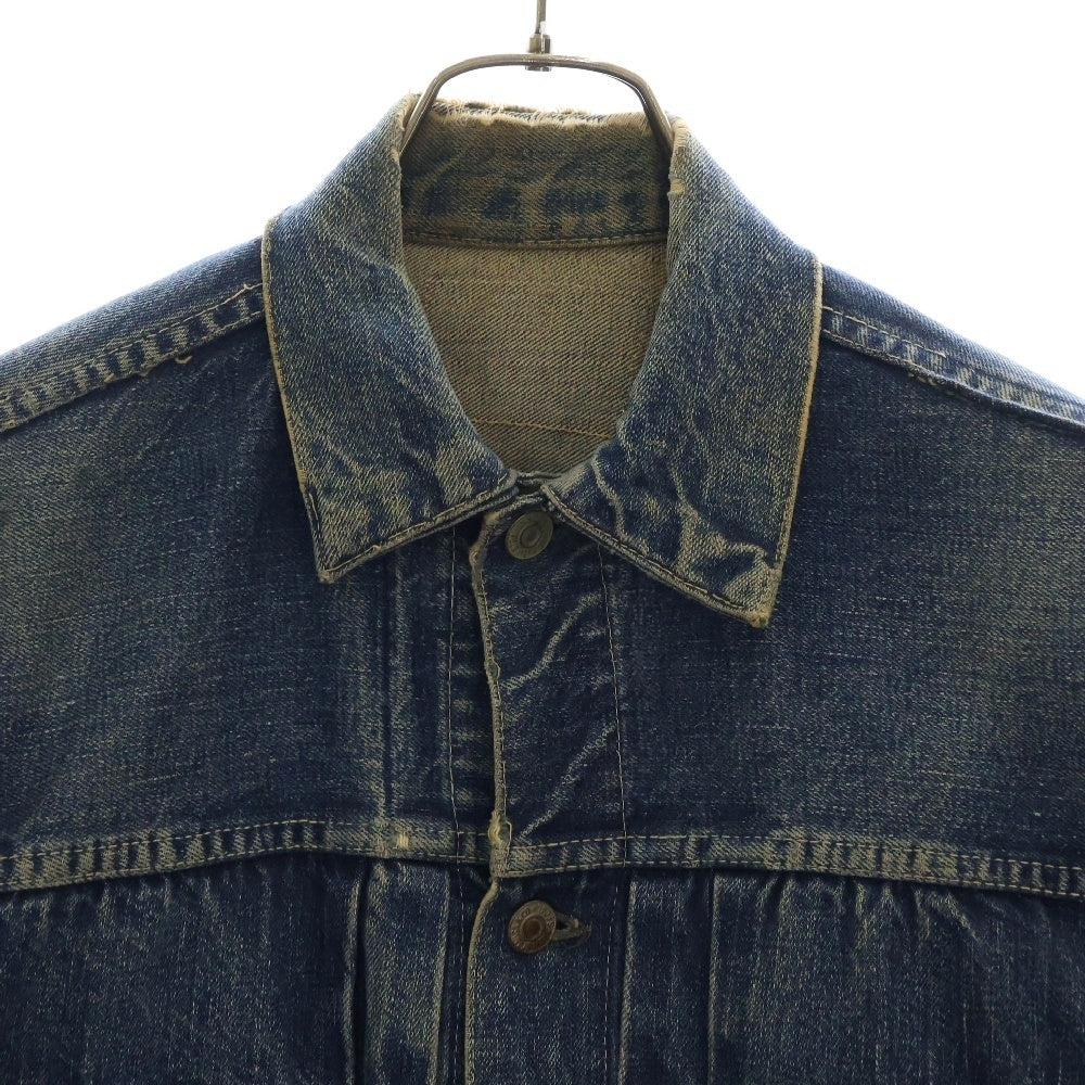 Levi's(リーバイス) 50s VINTAGE 507XX 2nd 紙パッチ ボタン裏刻印17刻印 セカンド デニム ジャケット インディゴ