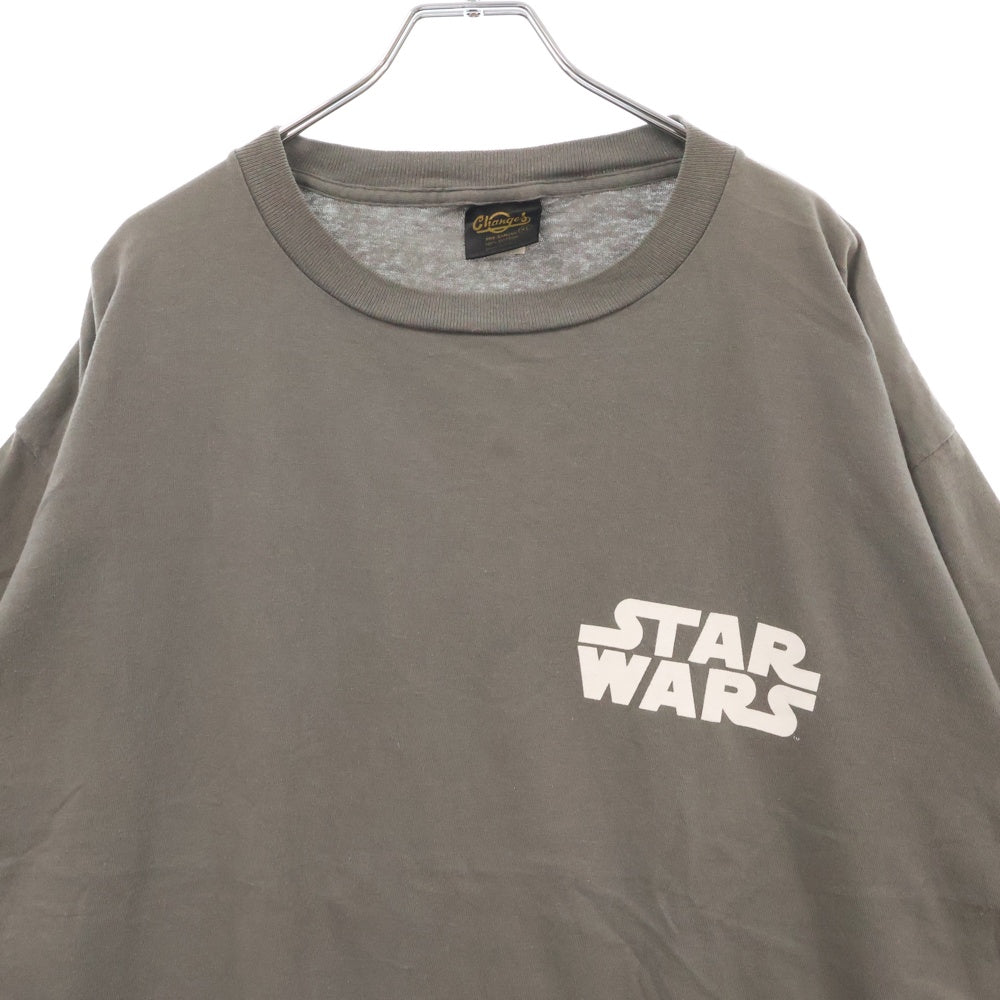 VINTAGE(ヴィンテージ) 90S Star Wars Han Solo スターウォーズ 凍結ハンソロ 両面プリント 半袖Tシャツ グレー