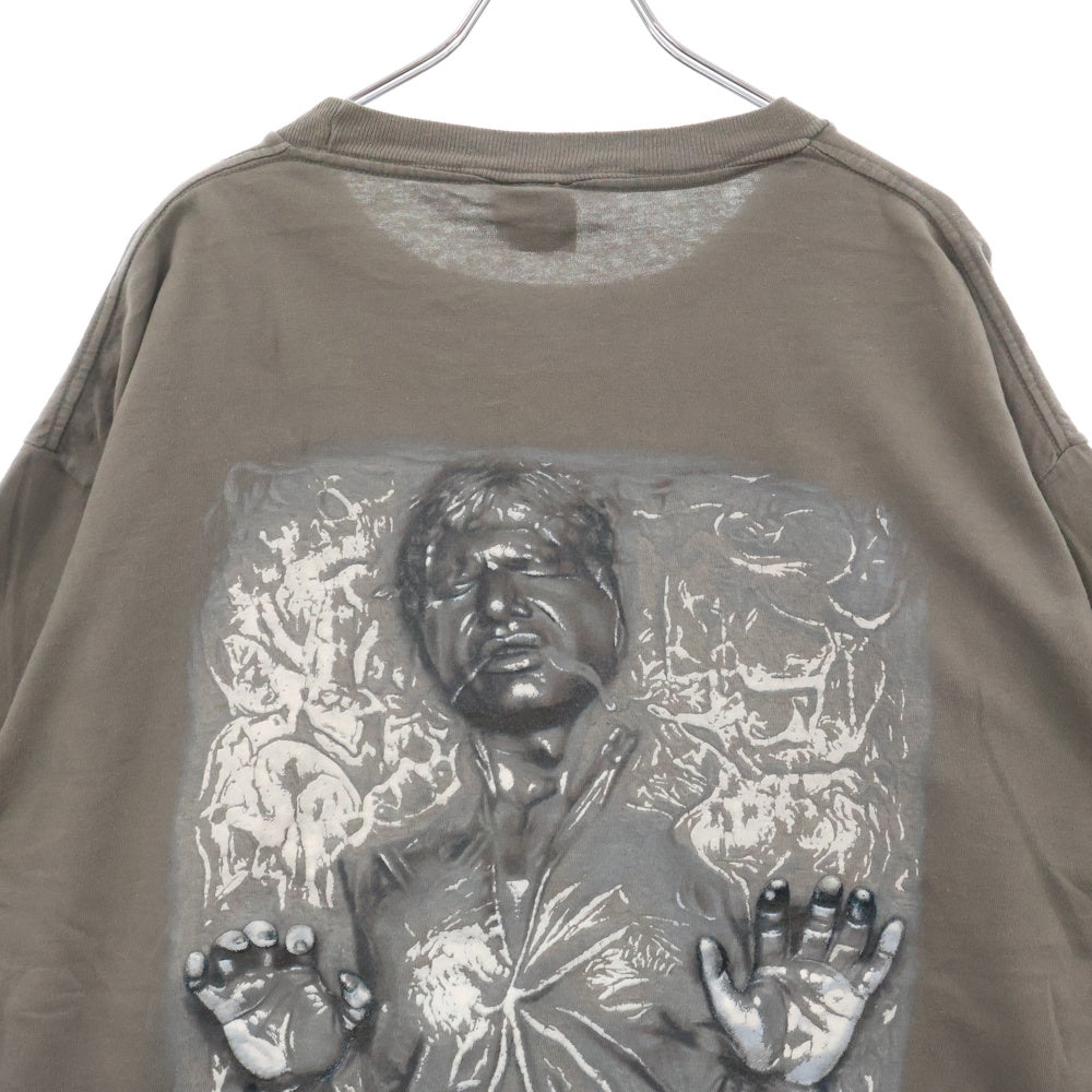 VINTAGE(ヴィンテージ) 90S Star Wars Han Solo スターウォーズ 凍結ハンソロ 両面プリント 半袖Tシャツ グレー