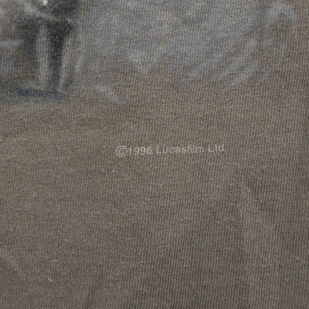 VINTAGE(ヴィンテージ) 90S Star Wars Han Solo スターウォーズ 凍結ハンソロ 両面プリント 半袖Tシャツ グレー