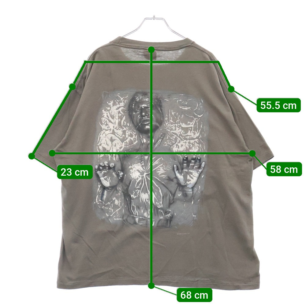 VINTAGE(ヴィンテージ) 90S Star Wars Han Solo スターウォーズ 凍結ハンソロ 両面プリント 半袖Tシャツ グレー