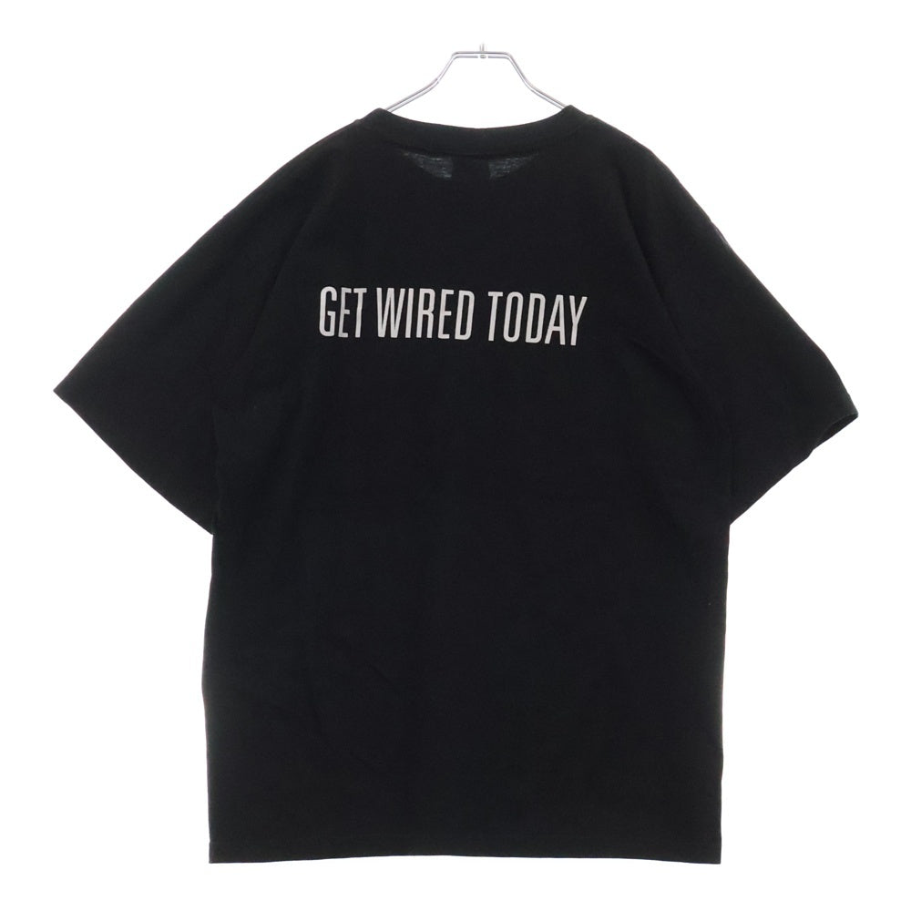 VINTAGE(ヴィンテージ) 90S The Cable Guy Jim Carey GET WIRED TODAY 1996 ジムキャリー 両面プリント 半袖Tシャツ ブラック