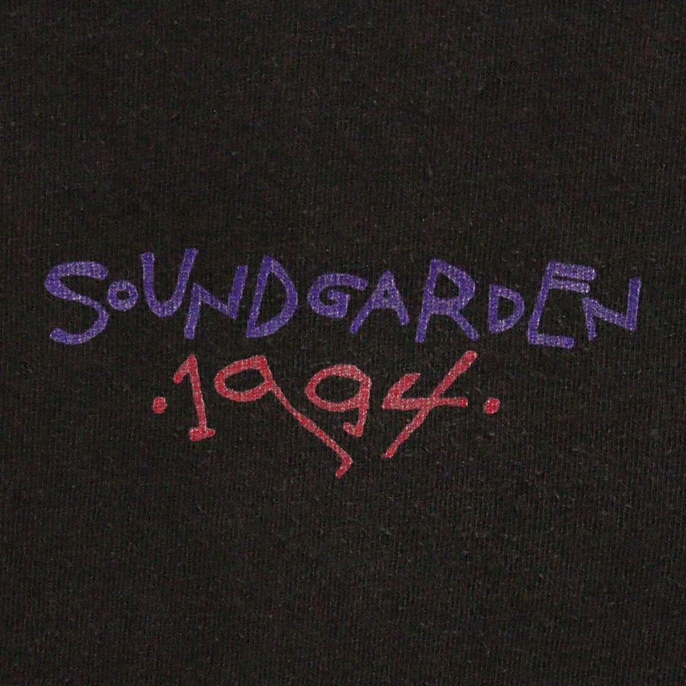 VINTAGE(ヴィンテージ) 90S SOUNDGARDEN サウンドガーデン 両面プリント 半袖Tシャツ ブラック