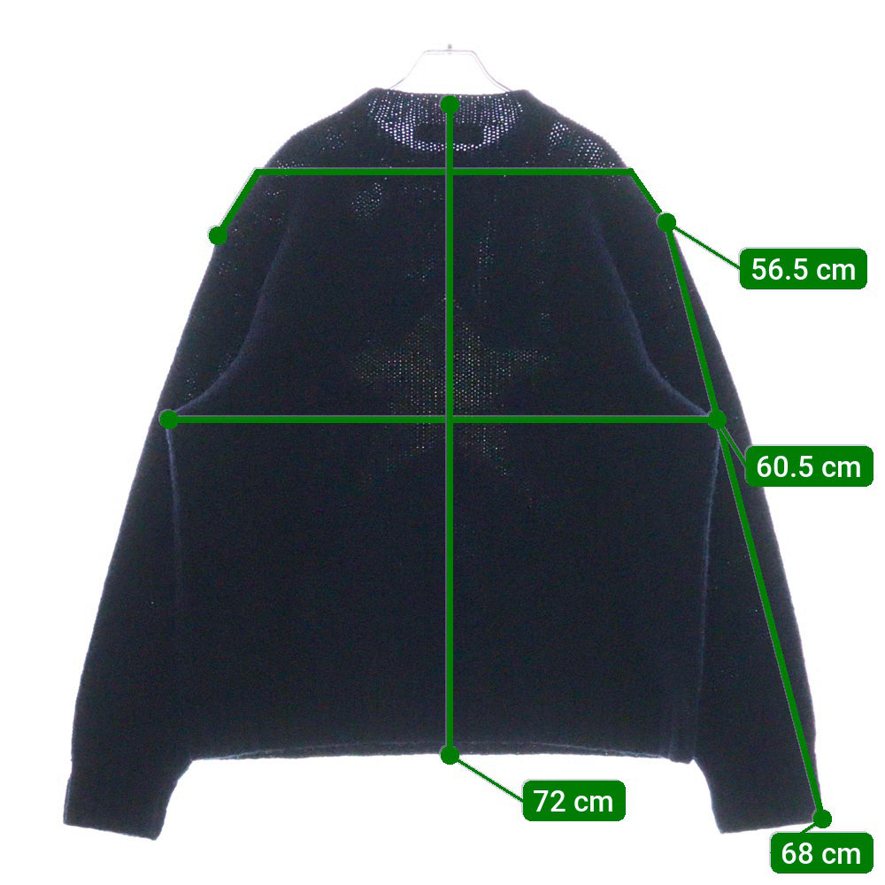 POLO RALPH LAUREN(ポロラルフローレン) 90s ONE STAR HAND KNIT ワンスター ハンドニット ネイビー