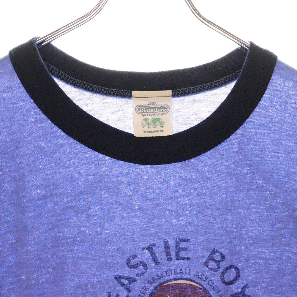 VINTAGE(ヴィンテージ) 90s BEASTIE BOYS ビースティボーイズ リンガーハット Tシャツ 半袖カットソー ブルー