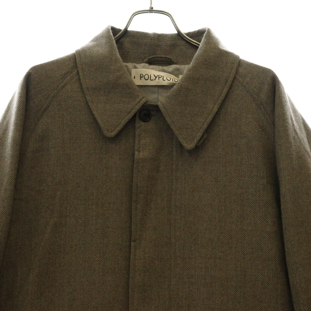 POLYPLOID(ポリプロイド) LONG COAT C STONE GRAY C-1-001-002 ストーン グレイ ロング コート