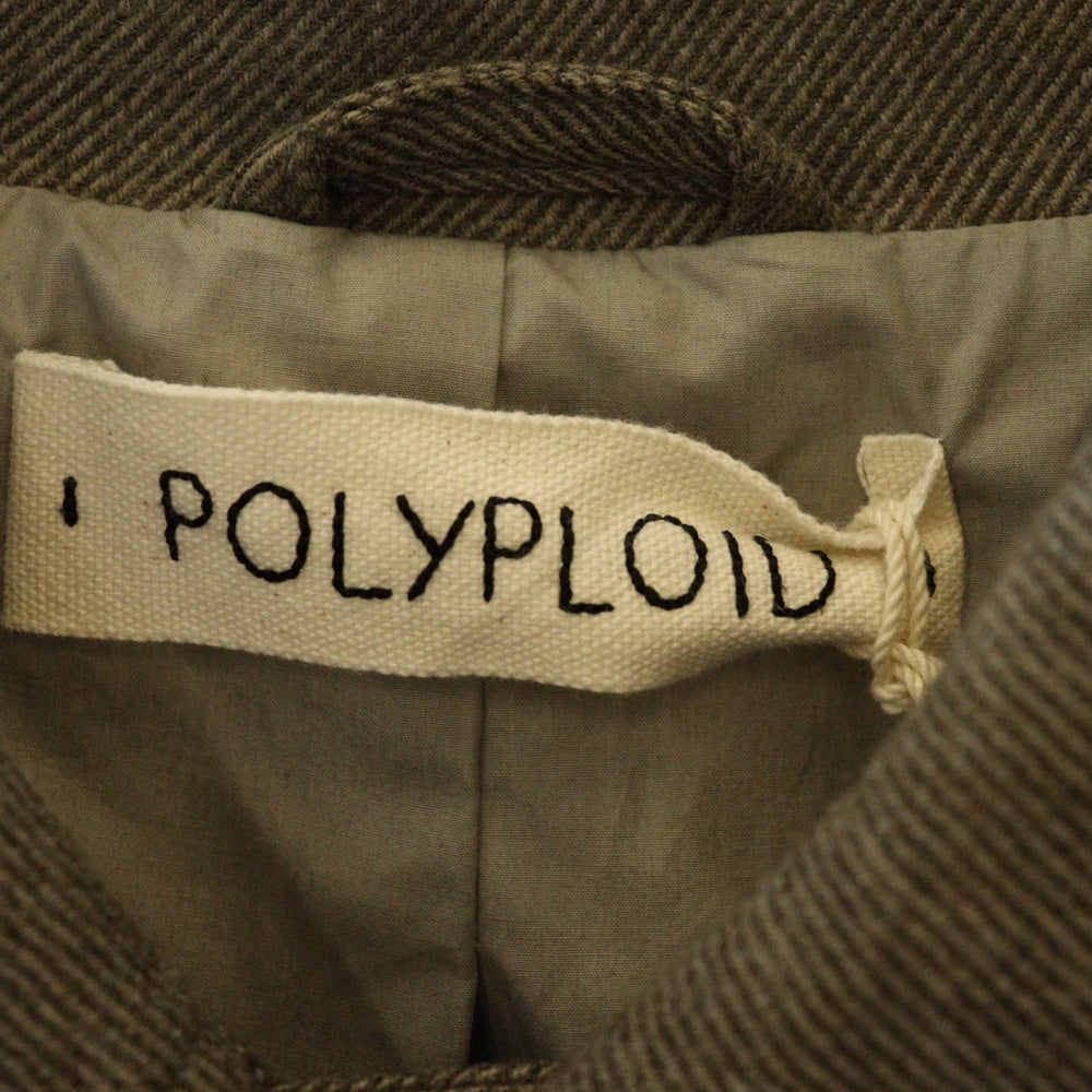 POLYPLOID(ポリプロイド) LONG COAT C STONE GRAY C-1-001-002 ストーン グレイ ロング コート