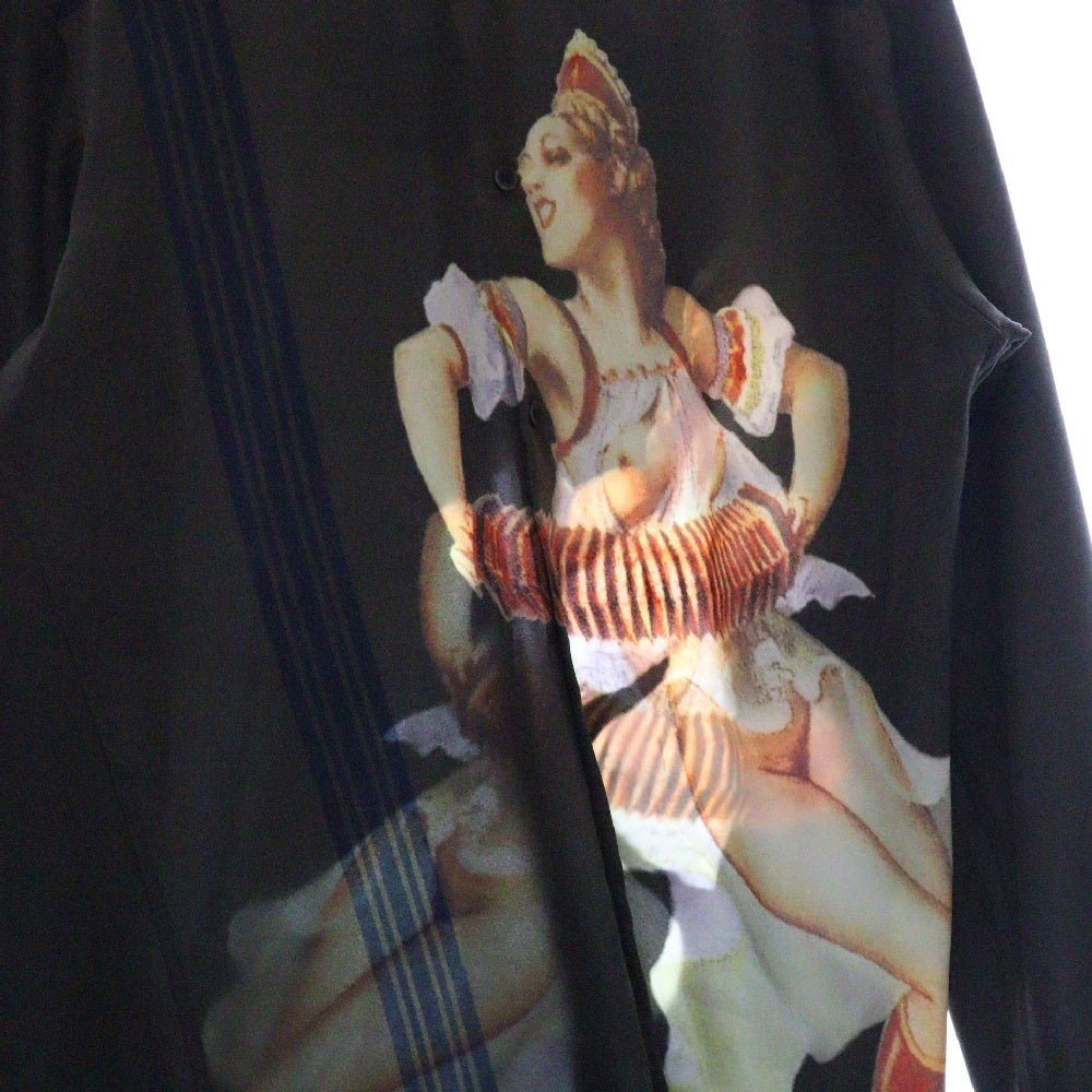 Yohji Yamamoto POUR HOMME(ヨウジヤマモト プールオム) 01AW ARCHIVE ギャングスター期 ピンナップガールシャツ 長袖シャツ