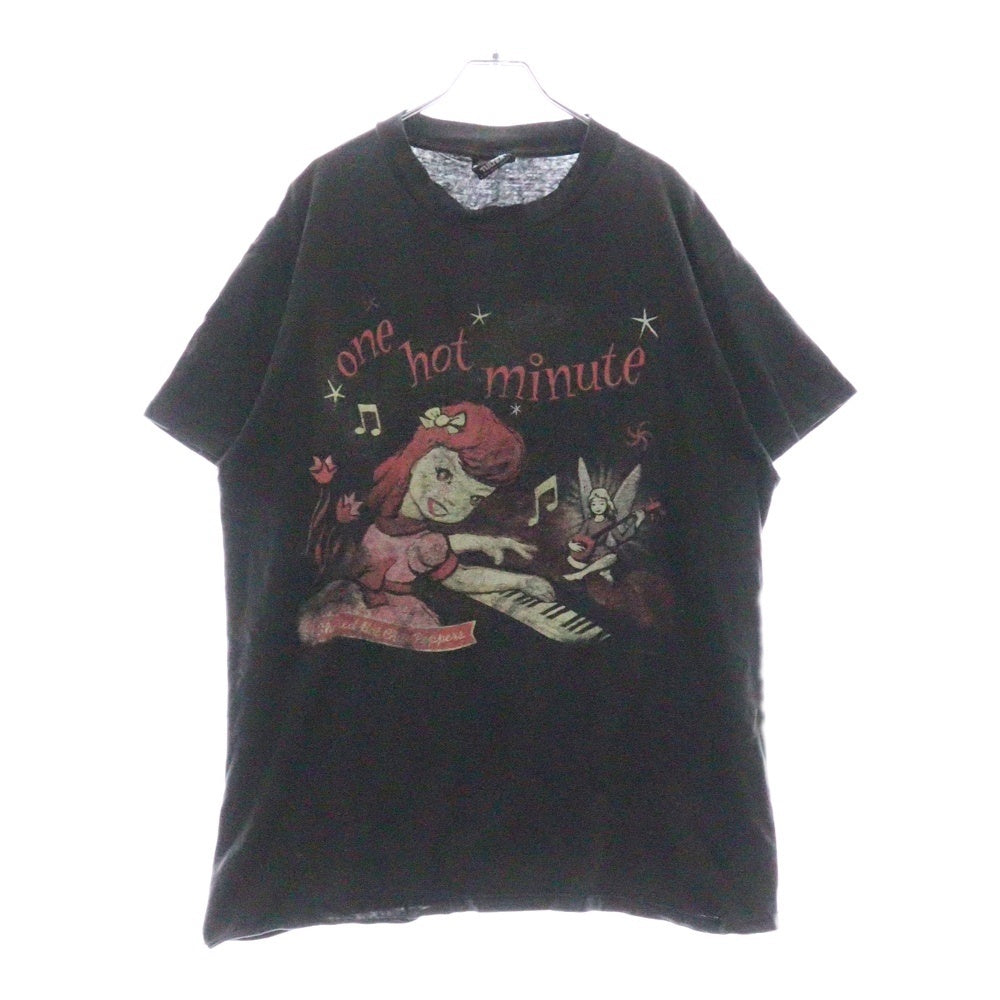 VINTAGE(ヴィンテージ) 90s RED HOT CHILI PEPPERS 1995 ONE HOT MINUTE TEE レッドホットチリペッパーズ 両面プリント半袖Tシャツ カットソー ブラック
