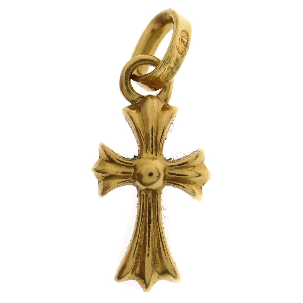 CHROME HEARTS(クロムハーツ) 22K CRS BBYFAT ベイビーファットクロス ペンダントトップ ゴールド BCA037