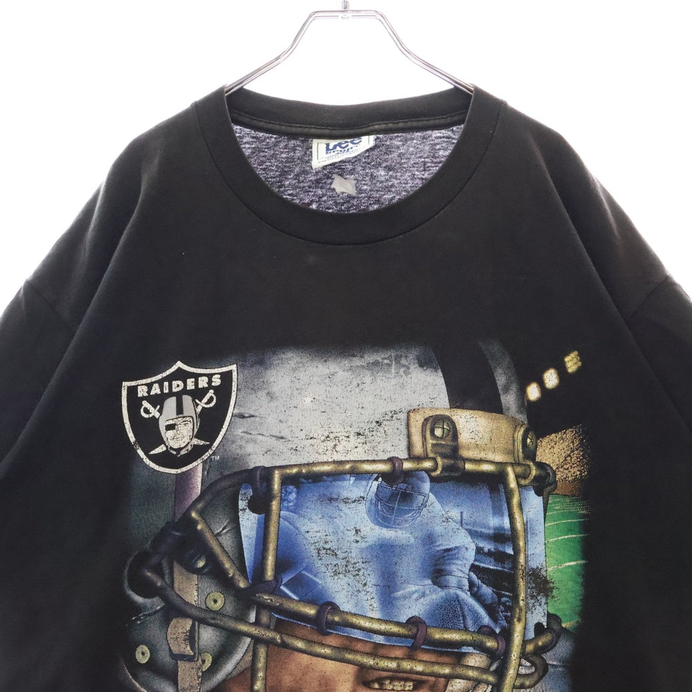 VINTAGE(ヴィンテージ) 90s RAIDERS レイダース Tシャツ 半袖カットソー ブラック