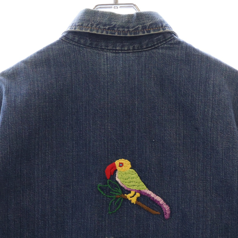Levi's(リーバイス) 70s VINTAGE DENIM SHIRT スモールe 刺繍デニム長袖シャツ インディゴ