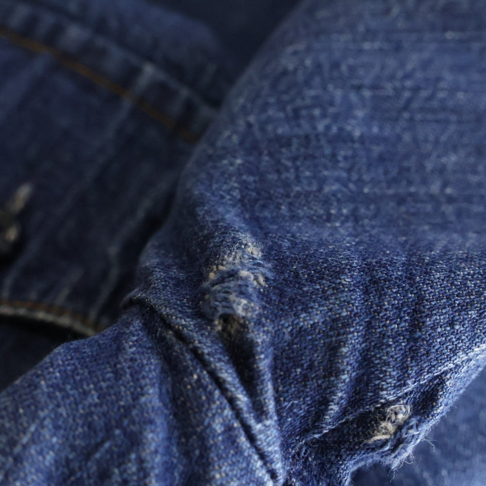 Levi's(リーバイス) 70s VINTAGE DENIM SHIRT スモールe 刺繍デニム長袖シャツ インディゴ