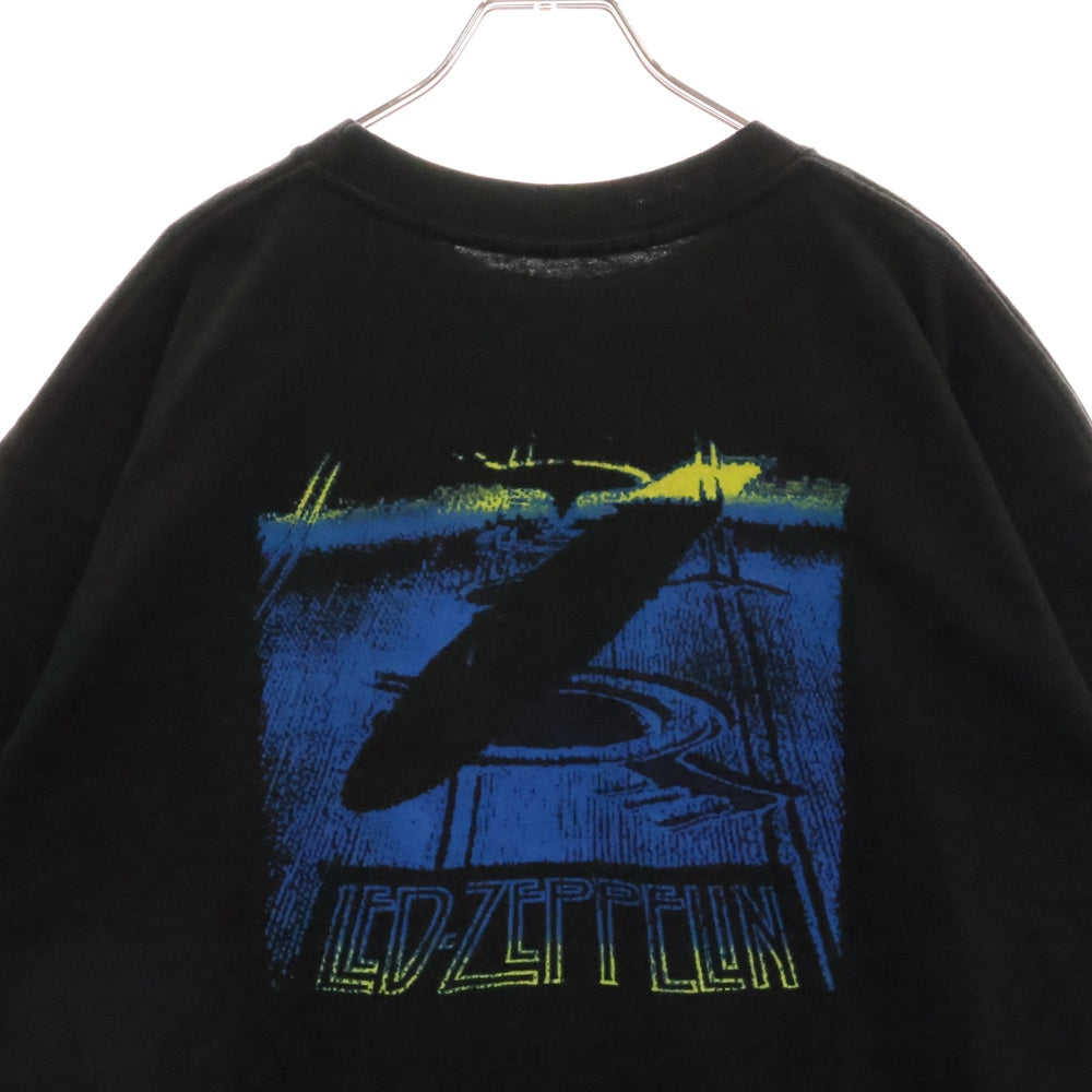 VINTAGE(ヴィンテージ) 90s LED ZEPPELIN SWANSONG レッドツェッペリン Tシャツ 半袖カットソー ブラック