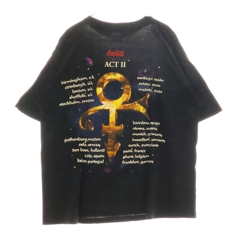VINTAGE(ヴィンテージ) 90s PRINCE AND THE NEW POWER GENERATION ACT 2 Tシャツ 半袖カットソー ブラック