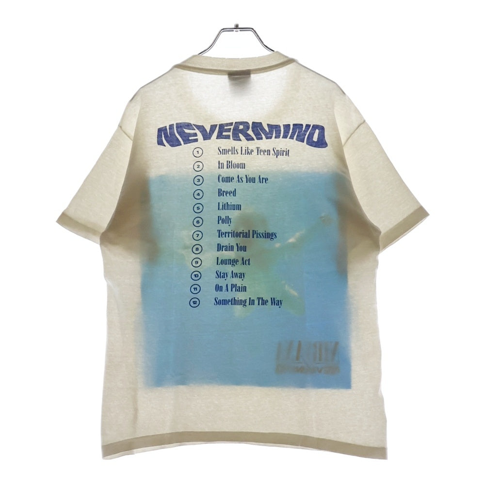 VINTAGE(ヴィンテージ) 90s NIRVANA NEVERMIND ニルヴァーナ ネバーマインド Tシャツ 半袖カットソー ホワイト