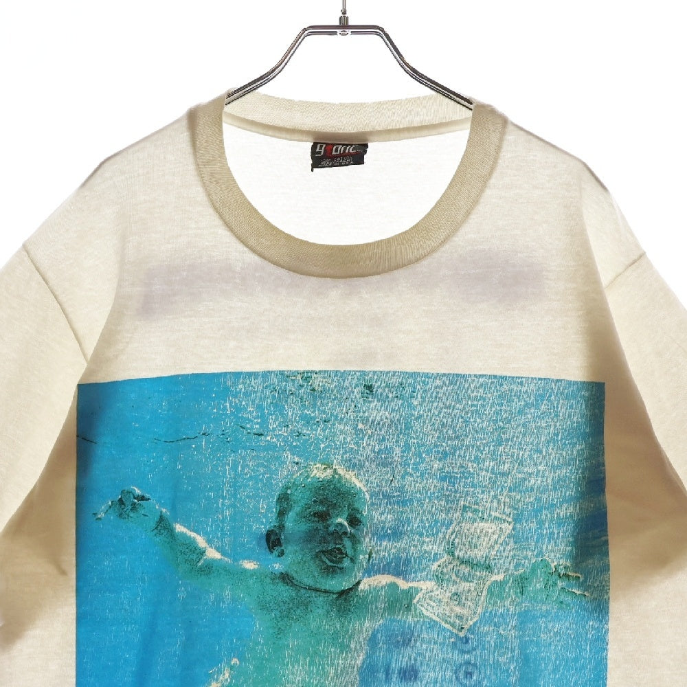 VINTAGE(ヴィンテージ) 90s NIRVANA NEVERMIND ニルヴァーナ ネバーマインド Tシャツ 半袖カットソー ホワイト