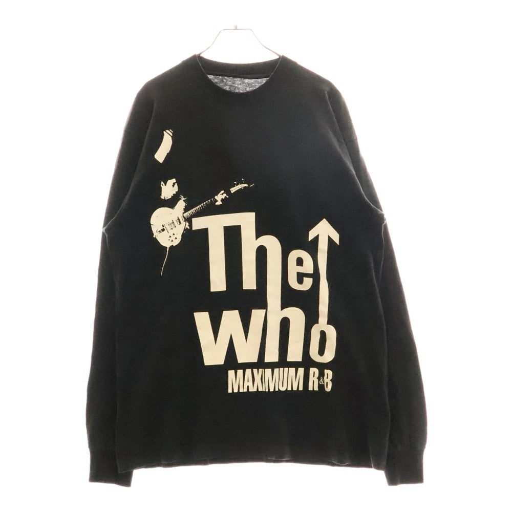 VINTAGE(ヴィンテージ) 90S THE WHO THE KIDS ARE ALRIGHT TOUR LS TEE プリント ロングスリーブ 長袖Tシャツ ブラック