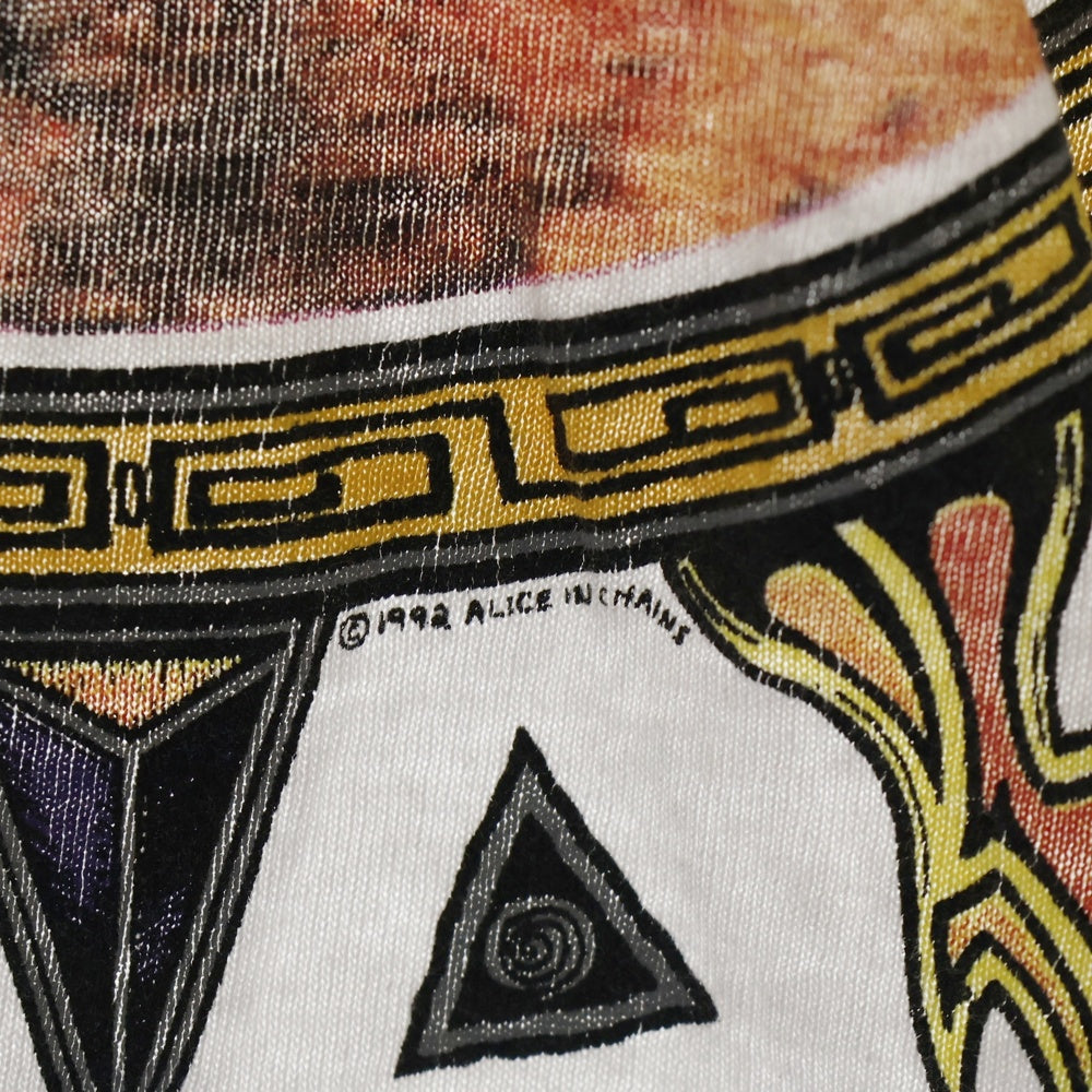 VINTAGE(ヴィンテージ) 90S ALICE IN CHAINS DIRT アリスインチェイン 両面プリント半袖Tシャツ ホワイト