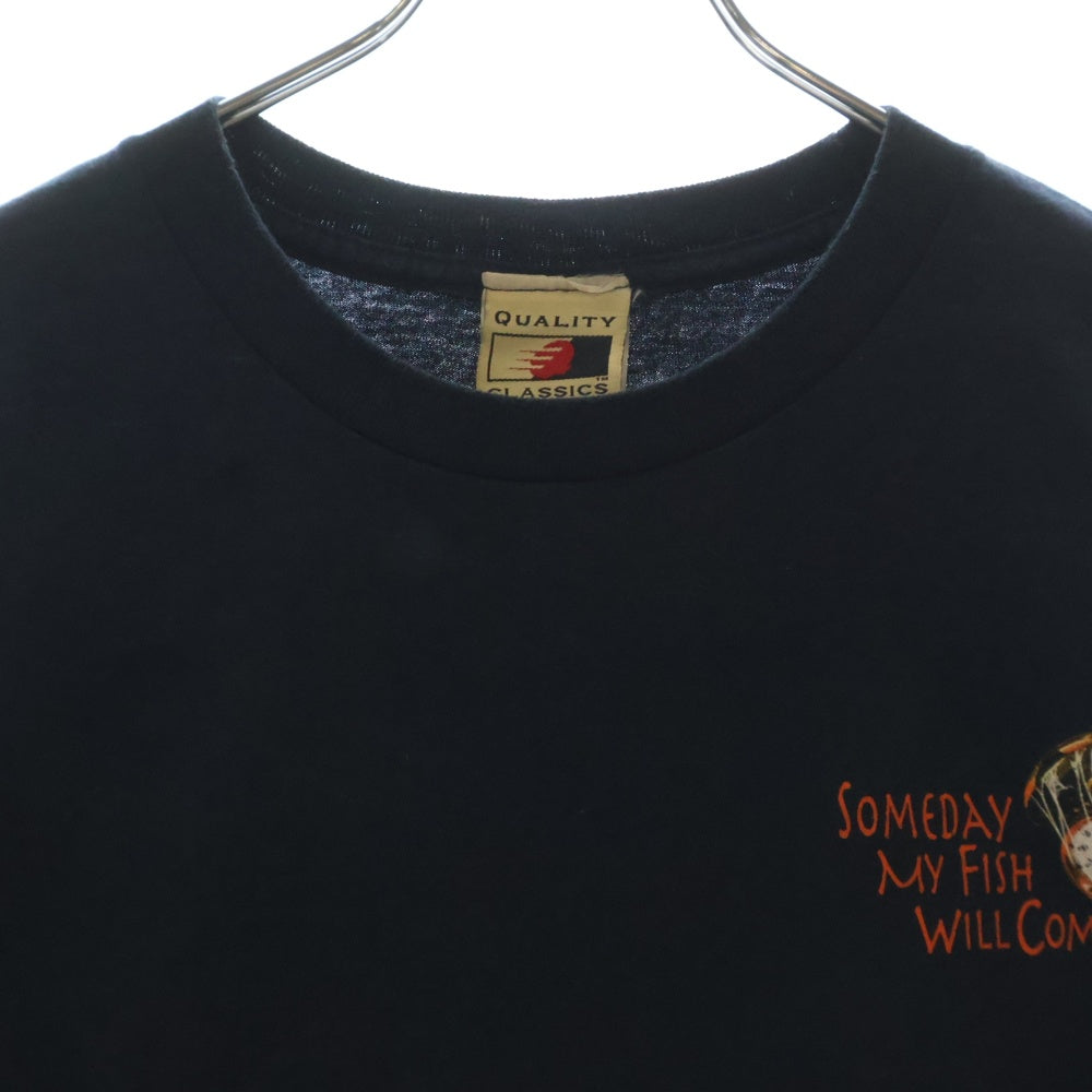 VINTAGE(ヴィンテージ) 00s Someday My Fish Will Come TEE 両面プリント半袖Tシャツ カットソー ネイビー