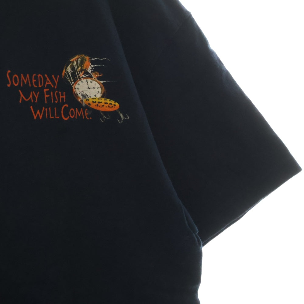 VINTAGE(ヴィンテージ) 00s Someday My Fish Will Come TEE 両面プリント半袖Tシャツ カットソー ネイビー