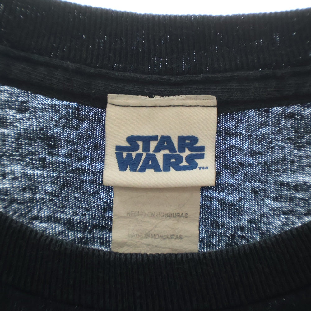 VINTAGE(ヴィンテージ) 00s STAR WARS TEE スターウォーズ ダースベーダー フロントプリント半袖Tシャツ カットソー ブラック