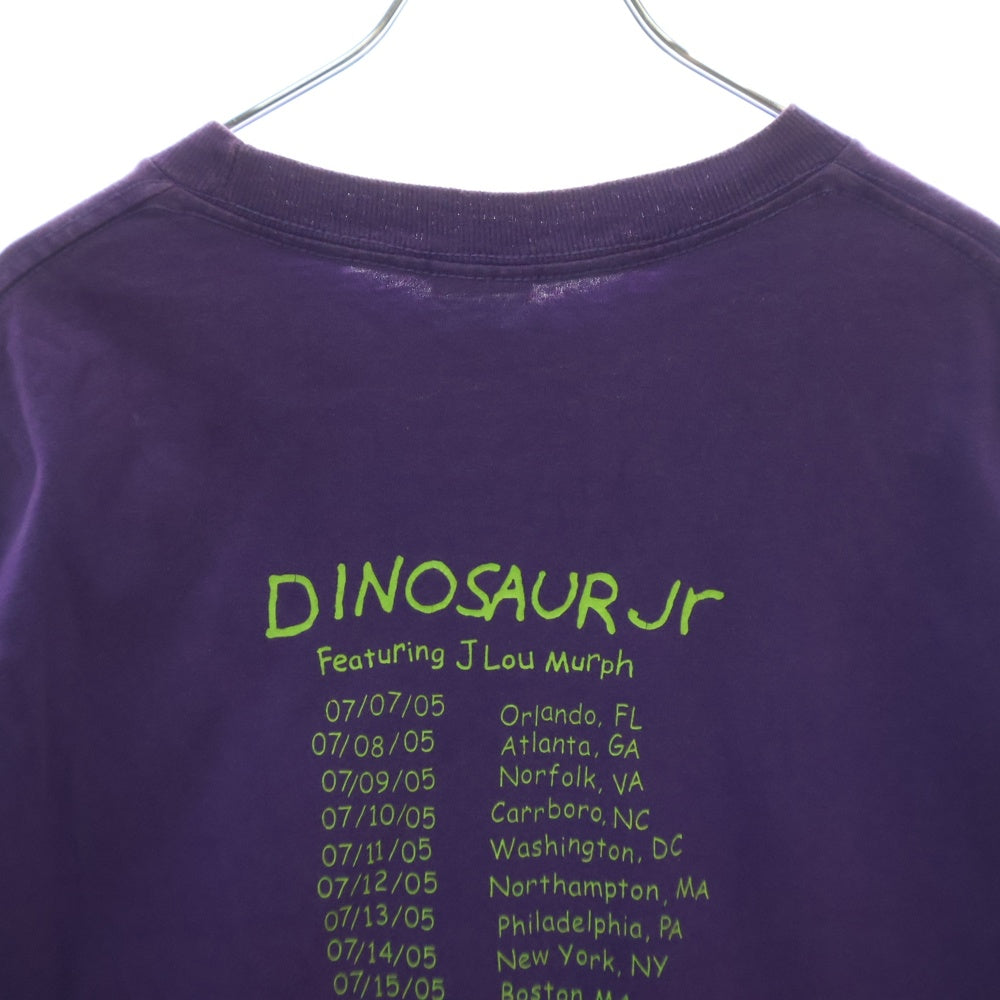 VINTAGE(ヴィンテージ) 90s DINOSAUR Jr TEE ダイナソージュニア 両面プリント半袖Tシャツ カットソー パープル