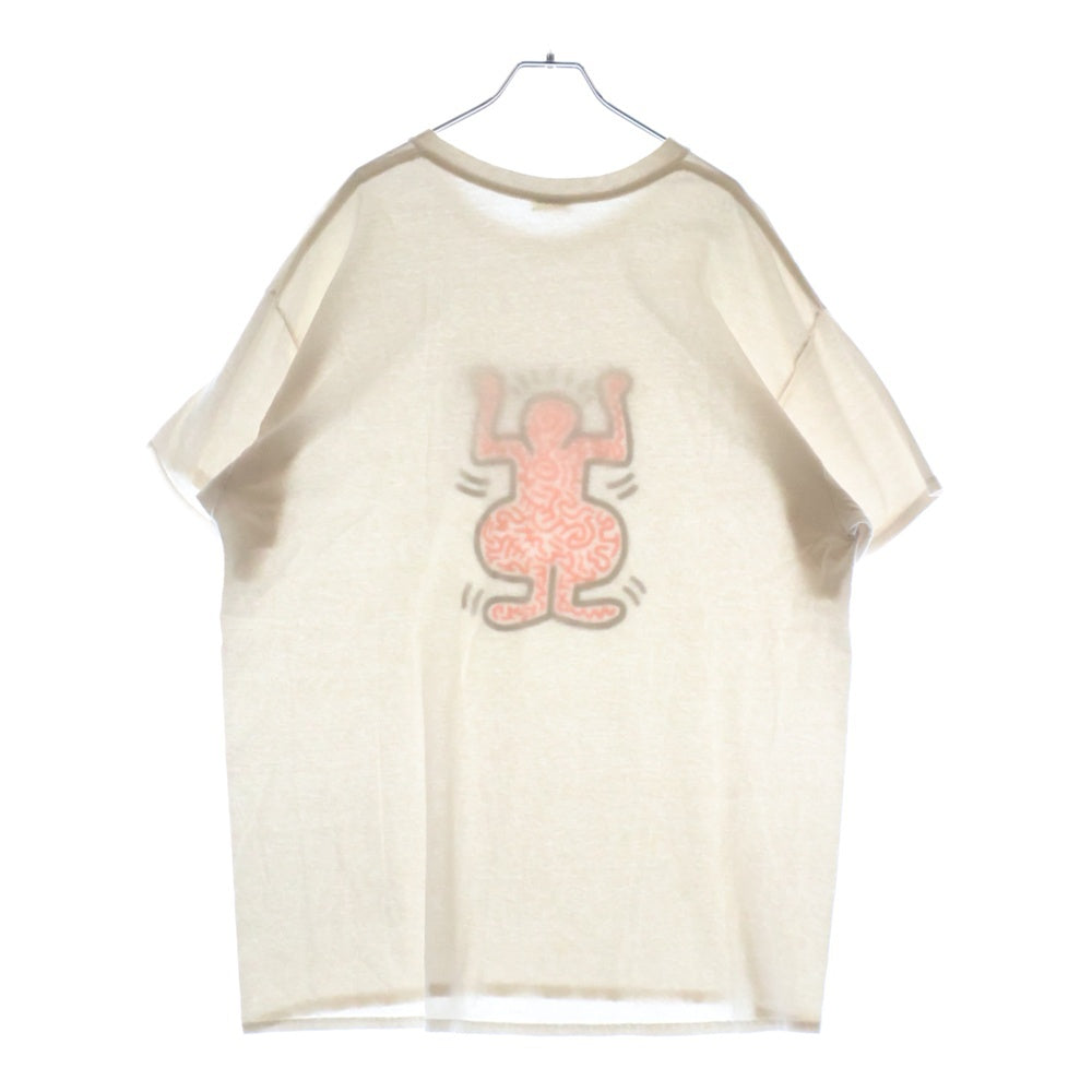 VINTAGE(ヴィンテージ) 00s KEITH HARING TEE キースヘリング フロントプリント半袖Tシャツ カットソー ホワイト
