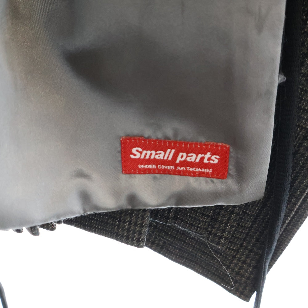 UNDERCOVER(アンダーカバー) 98AW Exchange期 Small parts Archive エクスチェンジ期 アーカイブ グレンチェック柄 プリーツスカート グレー