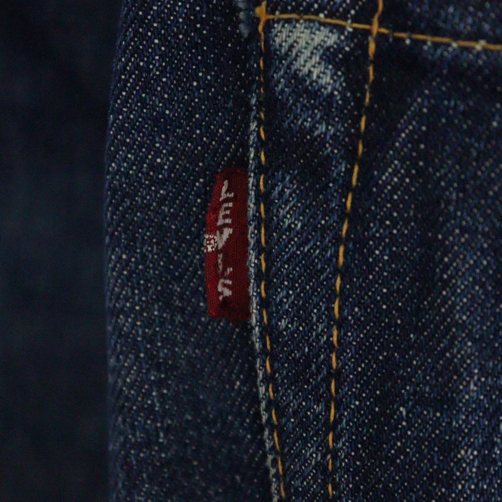Levi's(リーバイス) 50s VINTAGE 501XX 53MODEL 革パッチ 両面タブ BIG E トップボタン裏無刻印 センターセット デニムパンツ 真紺 インディゴ