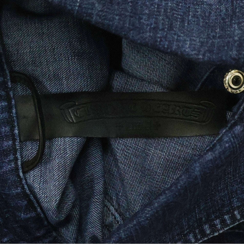 CHROME HEARTS(クロムハーツ) WORK DOG クロスパッチ付 ワークドッグ デニムジャケット インディゴ