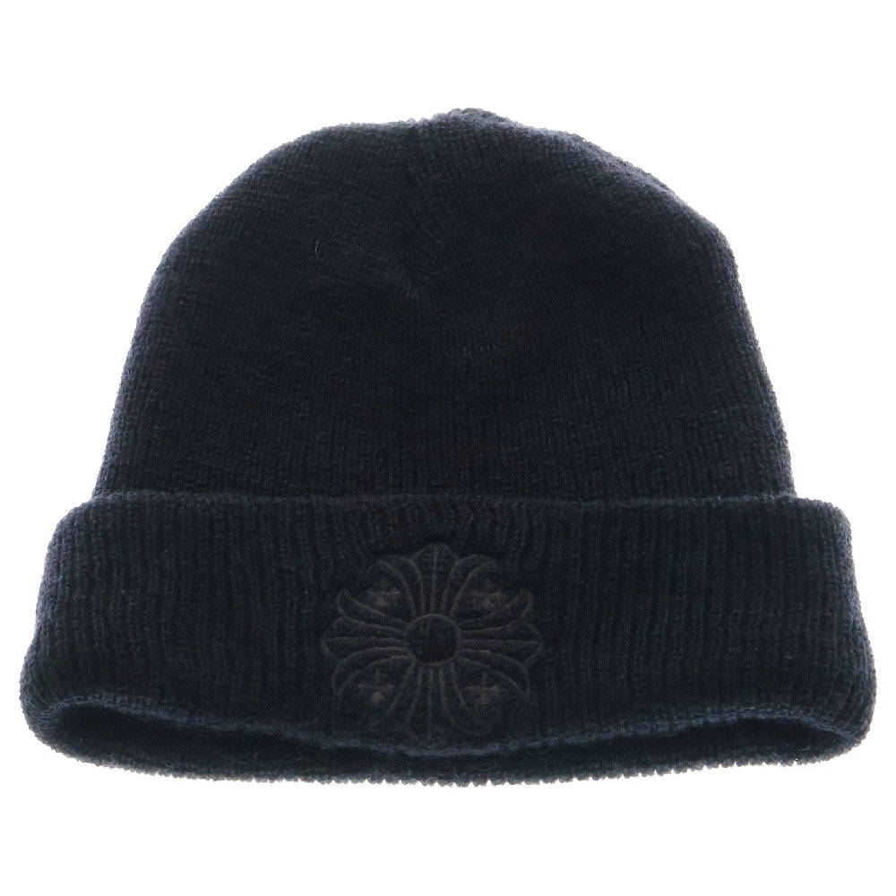 CHROME HEARTS(クロムハーツ) WOOL WATCH CAP ウールワッチキャップ CHプラス刺繍ビーニー ニット帽 帽子