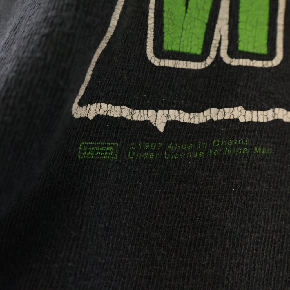 VINTAGE(ヴィンテージ) 90s ALICE IN CHAINS KOZIK TEE アリスインチェイン コジック フロントプリント半袖Tシャツ カットソー ブラック